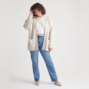 Quince 100% Organic Cotton Oversized Cardigan Size S